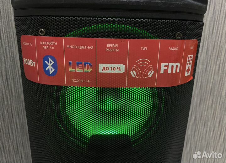 Беспроводная караоке Bluetooth колонка Mivo MD-654