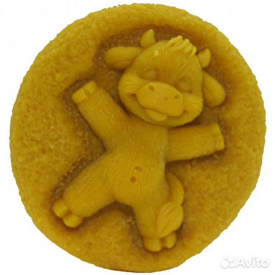 Силиконовая форма для свечей Бычок 3 (0719)