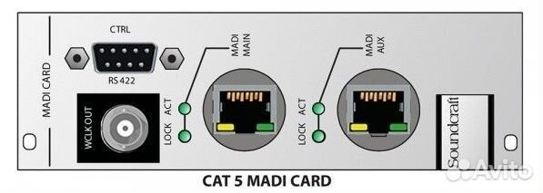 Soundcraft CSB Optical madi HD card Multi mode