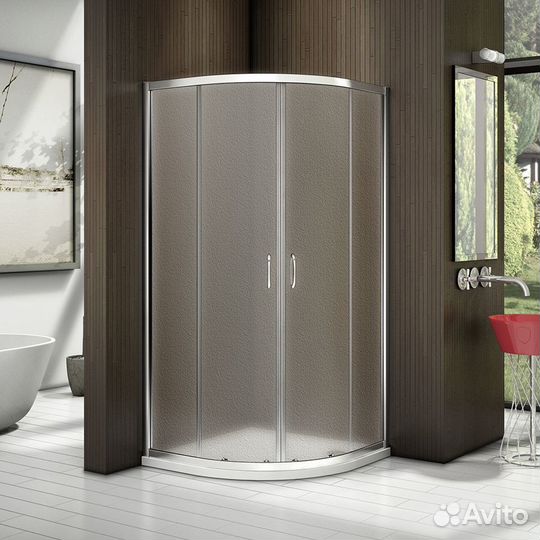 Душевое ограждение Good Door Latte R-100-G-WE 100