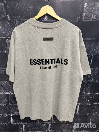 Футболка Essentials Fear Of God Серая