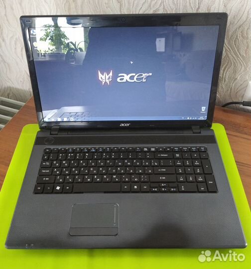 Ноутбук Acer 7250G 17.3 дюйма на SSD+HDD
