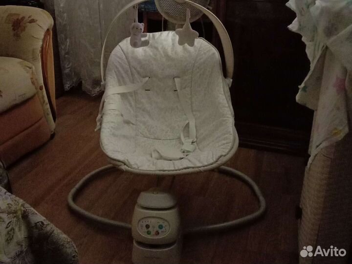 Детские электронные качели для новорожденных