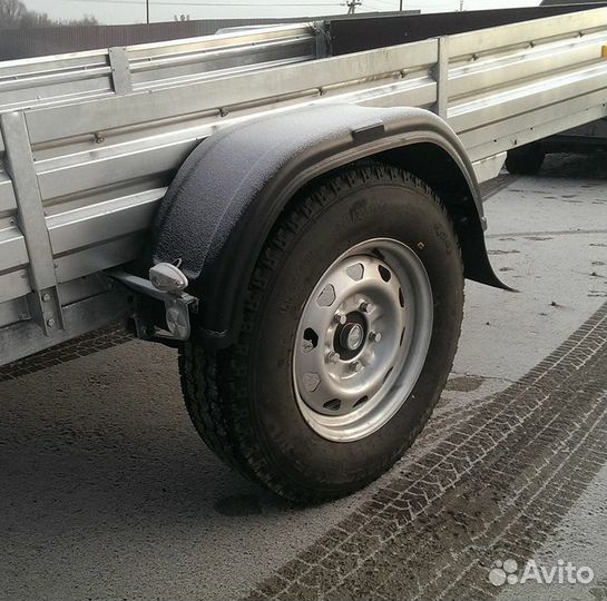 Прицеп 17.025 с крышкой из пластика Н1500мм