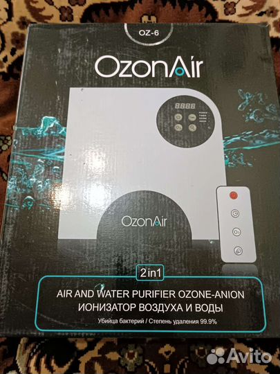 Ионизатор воздуха и воды.OzonAir.OZ-6