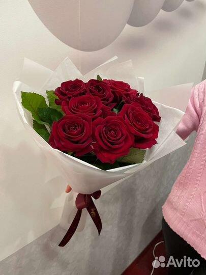 Букет цветов из красной розы, доставка