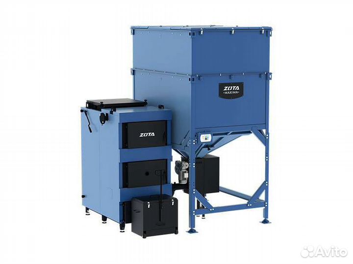 Котел твердотопливный автоматический Maxima Zota