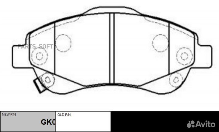 CTR GK0390 GK0390 колодки дисковые передние\ Honda