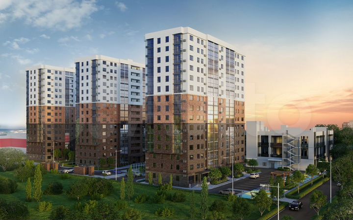 2-к. квартира, 68,2 м², 12/15 эт.