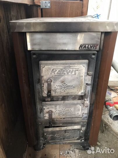 Kalvis 4cm, твердотопливный котел- плита