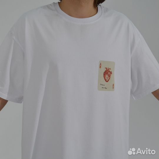 Футболка оверсайз Love is an Аce