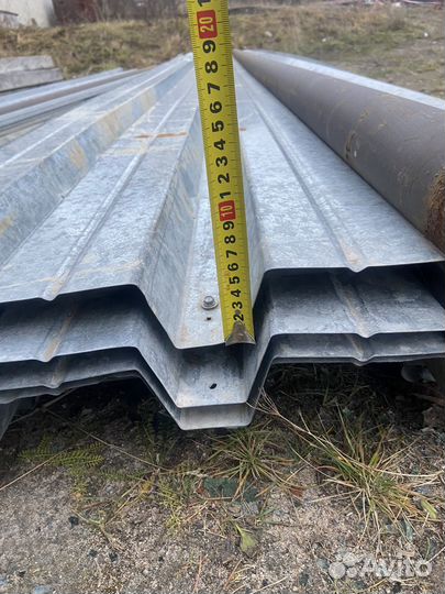 Профлист оцинкованный бу