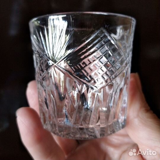 Хрустальные стопки, рюмки СССР