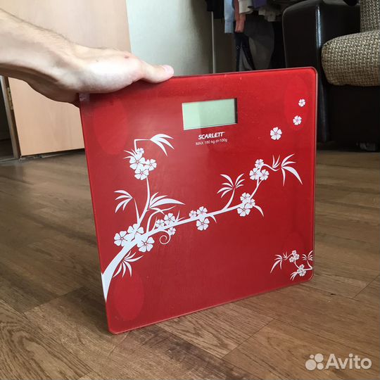 Весы напольные электронные scarlett sc 218