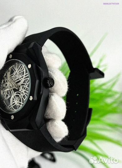 Наручные часы Hublot WHB3 чёрные (Арт.69147)