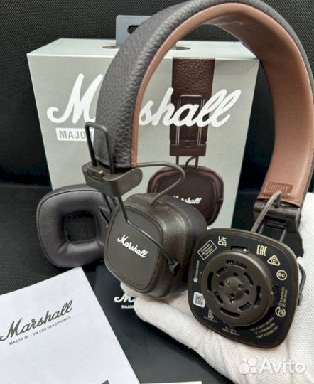 Беспроводные наушники Marshall Major 4 Brown