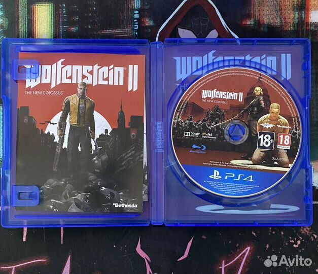 Диски на ps4 wolfenstein 2