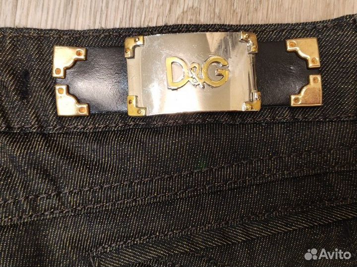 Джинсы клеш D&G 27 размер новые винтаж