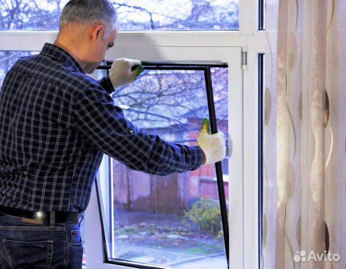 Установка стеклопакетов на окна пвх