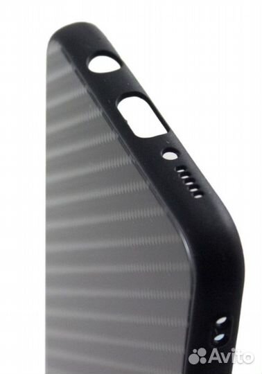 Чехол для Samsung Galaxy A30 (A305) стекло, черный