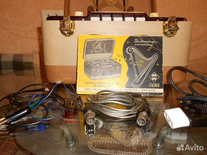 Ламповый катушечный RFT smaragd магнитофон