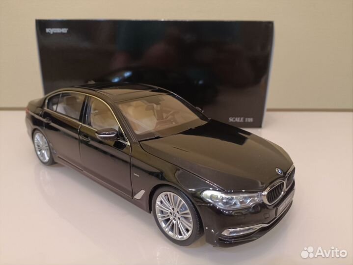 BMW 540Li G38 2017 Черный 1:18