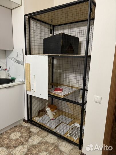 Клетка для шиншиллы бу