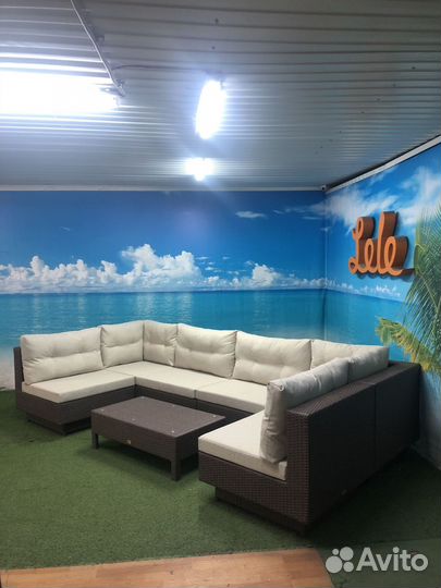 Комплект мебели из искусственного ротанга Lele - Ф