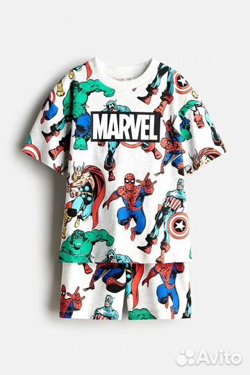 Комплект Марвел Футболка шорты H&M Marvel