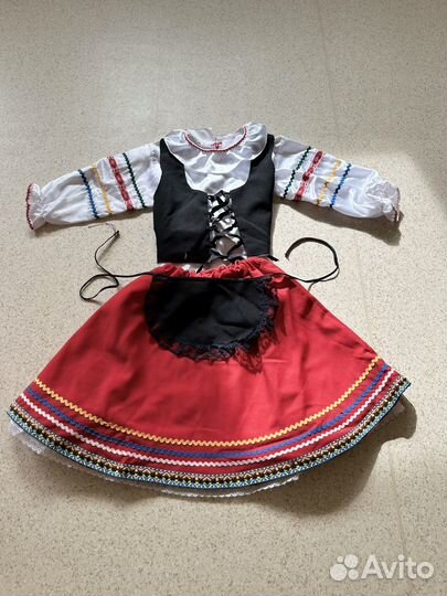 Костюм для девочки для народного танца