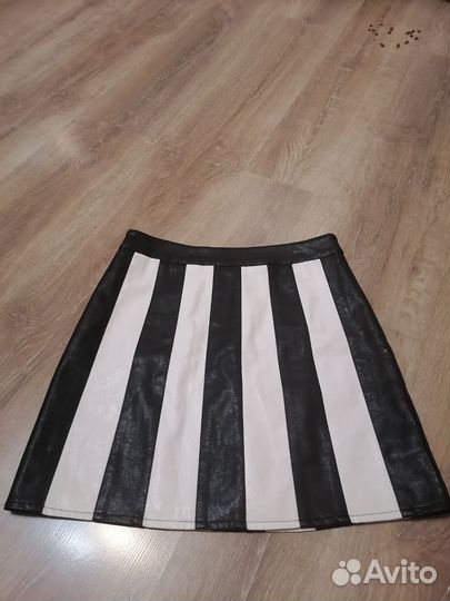 Кожаная юбка Nasty gal 44 р
