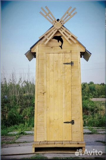 Уличный туалет прямоугольник QSM