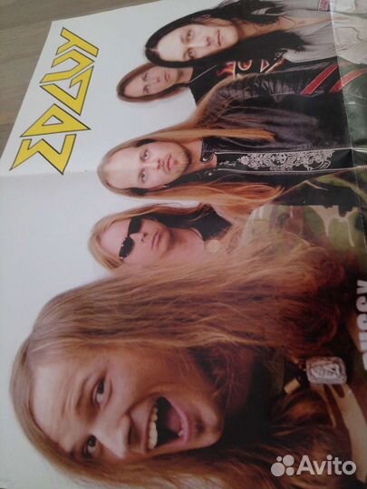 Плакат рок хэви метал