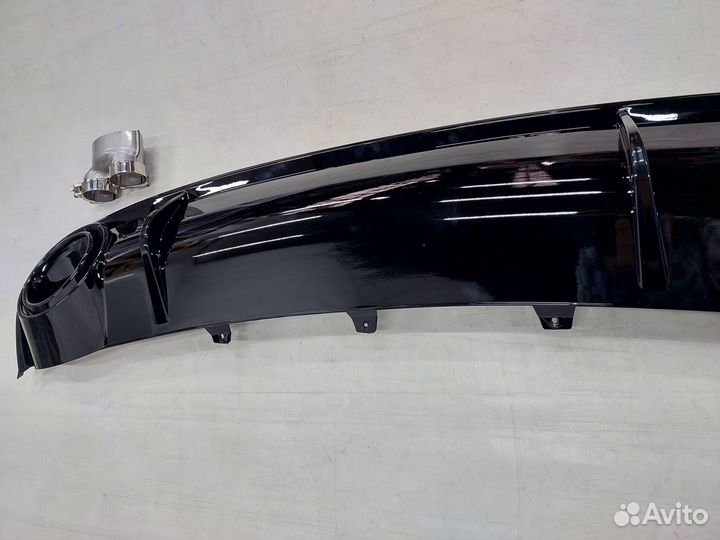 Audi a4 b8 диффузор RS4 на рестайлинг