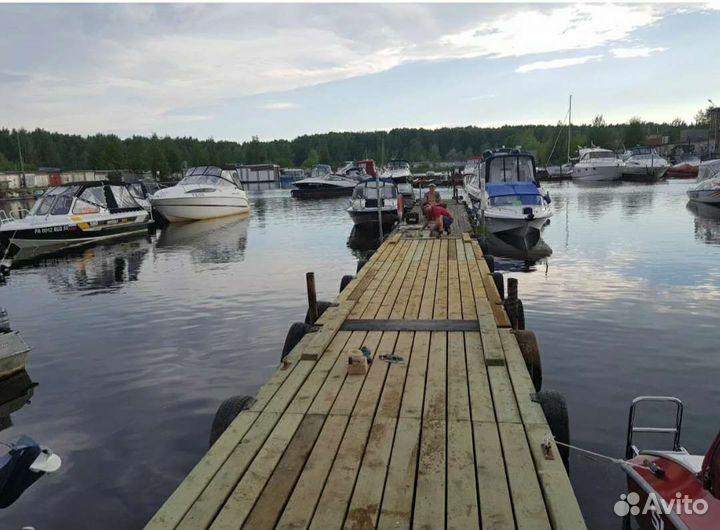 Стоянка лодок катеров