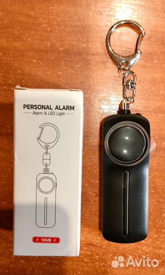 Персональная сигнализация 130 Дб с фонариком