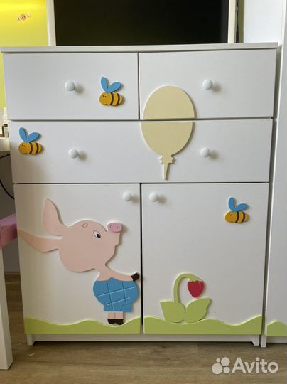 Комплект детской мебели шкаф+комод