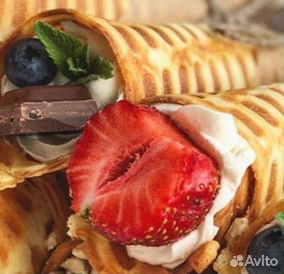 Вафельные трубочки десерты
