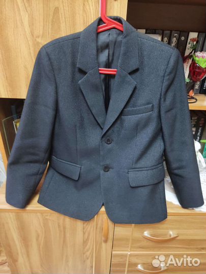 Школьный пиджак для мальчика 128 рост