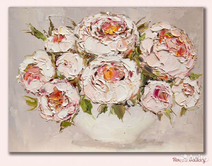 Картина маслом на оргалите 18 х 24 