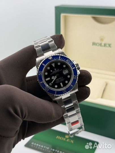 Часы Rolex submariner blue 41 новые