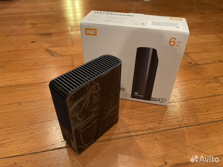 Переносной жёсткий диск HDD WD Elements 6TB