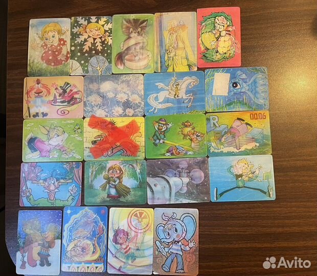 Переливные календарики СССР