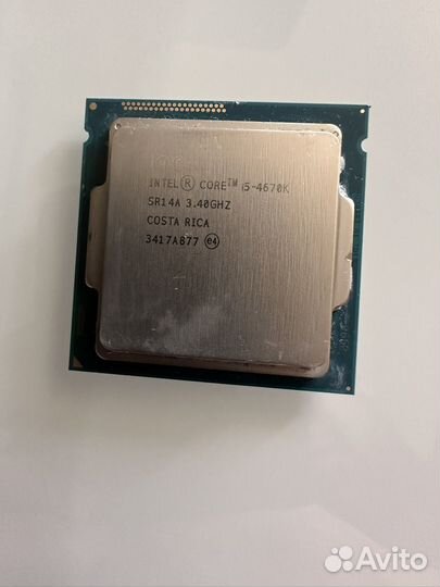 Intel i5 46770k с кулером