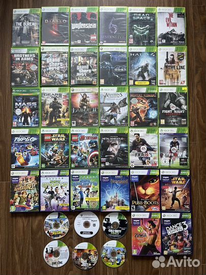 Xbox 360 диски - лицензионные, kinect