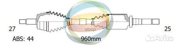 Вал приводной 18062561 ODM-multiparts
