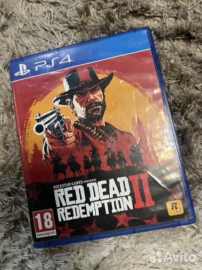 Диски на ps4 (red dead redemption 2)