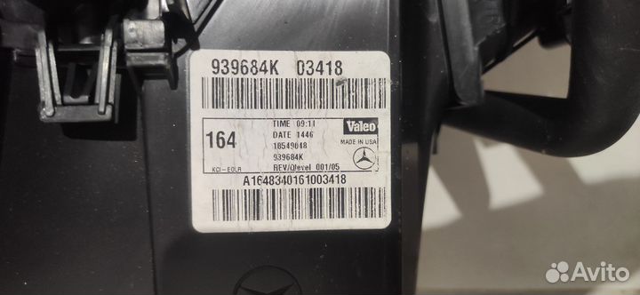 Печка Mercedes Gl 350 W164