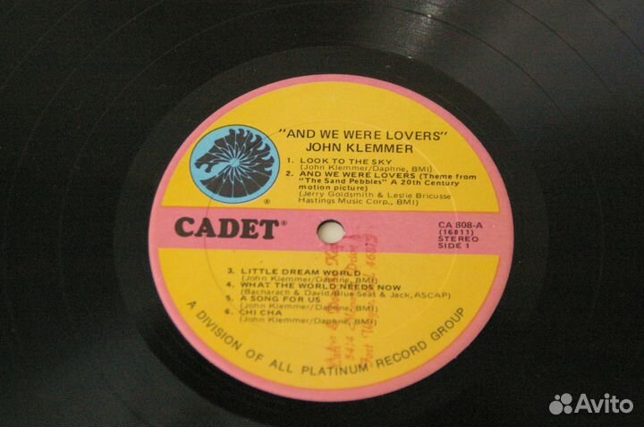 Пластинка John Klemmer And We Were Lovers USA EX