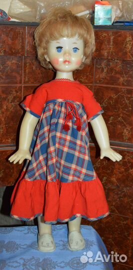 Кукла Нина, ранняя,1960 г,клеймо 